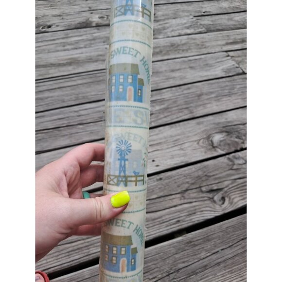Con-tact Other - VTG 1998 Con-Tact Brand Shelf Liner Country Home 12" Contact Paper 10 Ft Roll